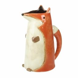 Tall Ceramic Fox Jug