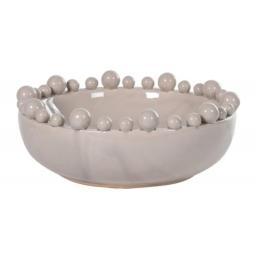 Large Cream Bobble Bowl