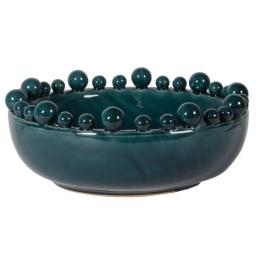 Large Teal Bobble Bowl