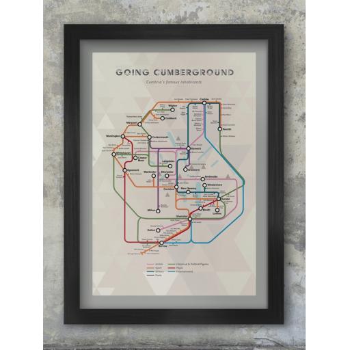 Going Cumberground - Cumbria Framed Print