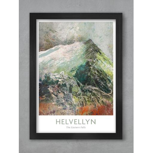 Framed A3 Size Helvellyn Abstract Print