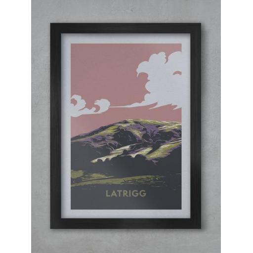 Latrigg Sunset A3 Framed Print