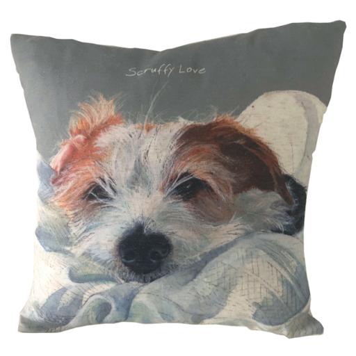 Scruffy Love Jack Russell Cushion