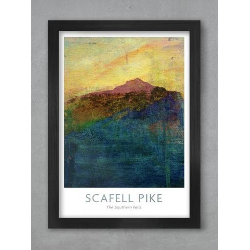 Framed A3 Size Scafell Pike Print