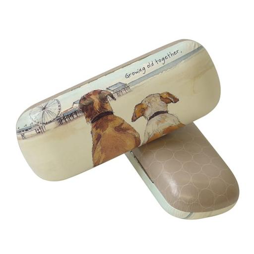 Growing Old Together Dog Glasses Case