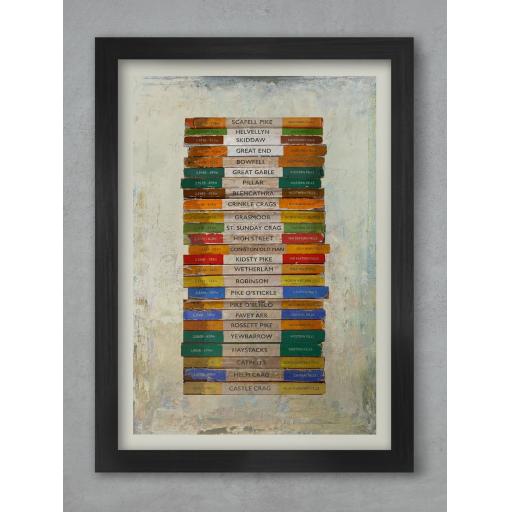 Stack O'Fells Lake District A3 Framed Print