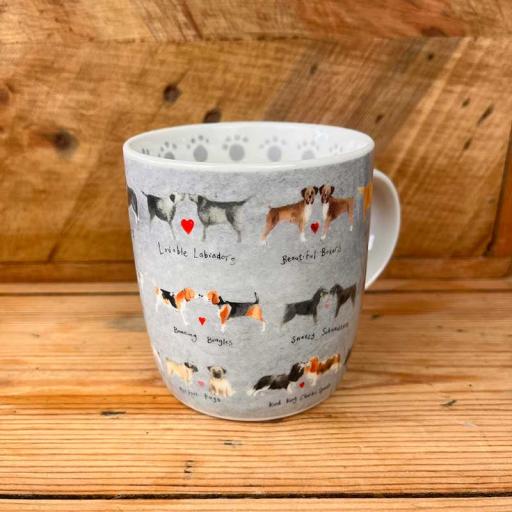 More Delightful Dogs Mug By Alex Clark