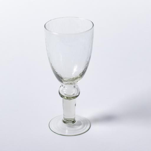 Hammered Finish Wine Glass