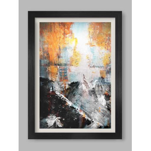 The Runner A3 Framed Print