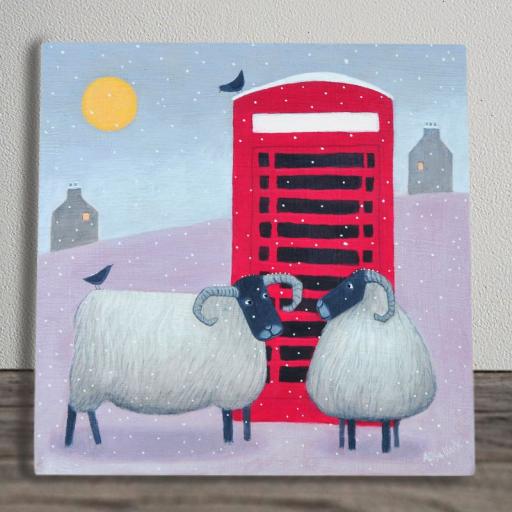 Call of Ewe Ceramic Art Panel