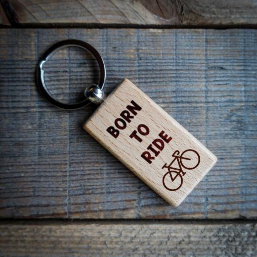 Born To Ride Keyring