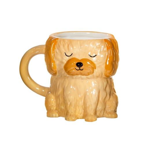 Hand Painted Cockapoo Shaped Mug