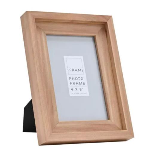 NATURAL WOOD EFFECT FRAME 4X6