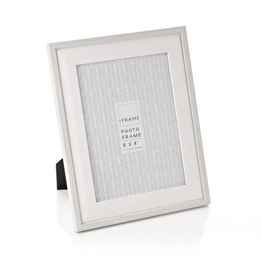 GREY AND WHITE TWO TONE  6x8 FRAME