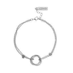 Sterling Silver Entangled Love Knot Bracelet.jpg