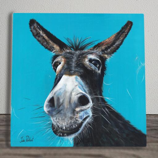 Elvis the Donkey Ceramic Tile