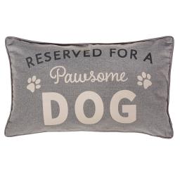 Reserved for a pawsome dog cushion.jpg