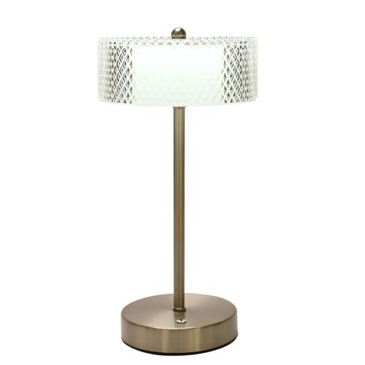 Nickel USB Touch Table Lamp With Crystal Effect Shade 3.jpg