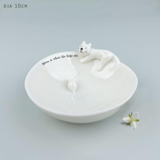 East of India Cat and Mouse Bowl