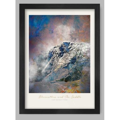 BLENCATHRA AND THE SADDLE A3 PRINT