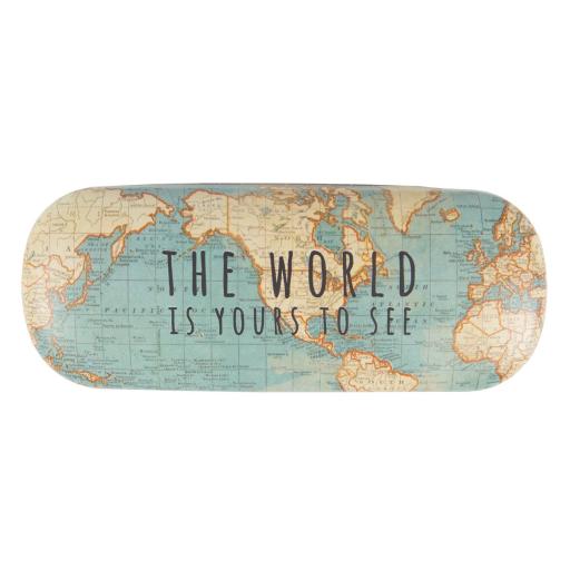 THE WORLD IS YOURS TO SEE GLASSES CASE