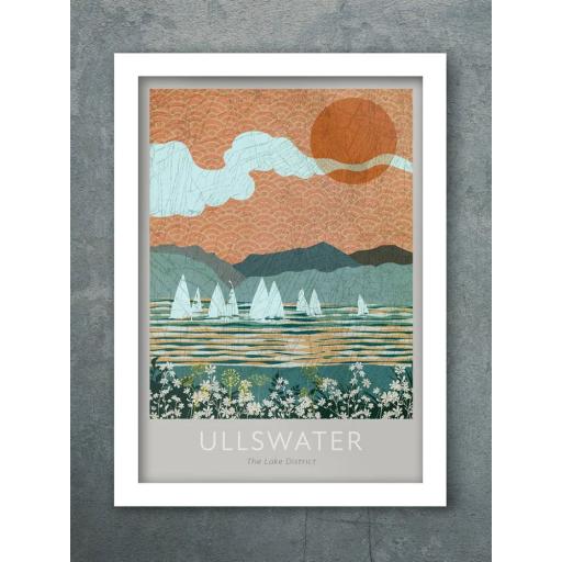 ULLSWATER MODERN A3 FRAMED PRINT