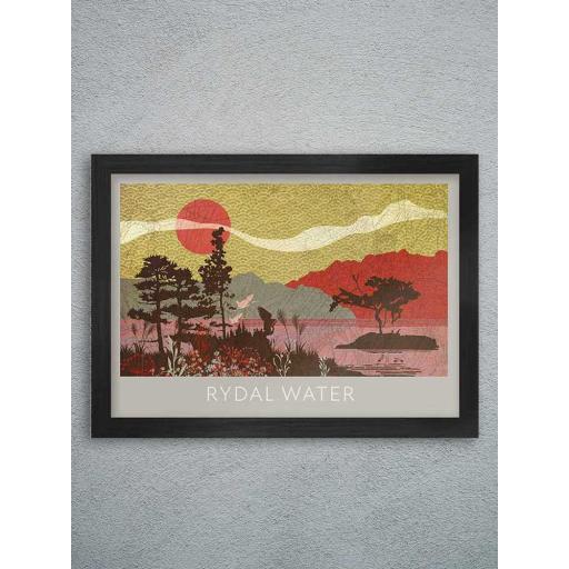 RYDAL WATER A3 PRINT