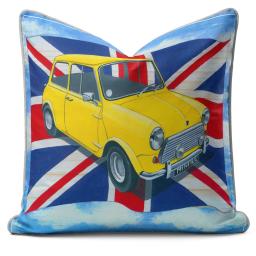 Classic Yellow Mini Car Cushion.jpg