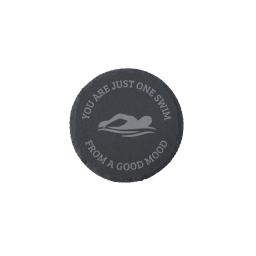You Are Just One Swim Round Slate Coaster.jpg