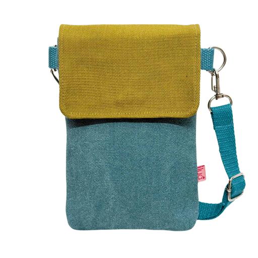 TEAL PHONE BAG