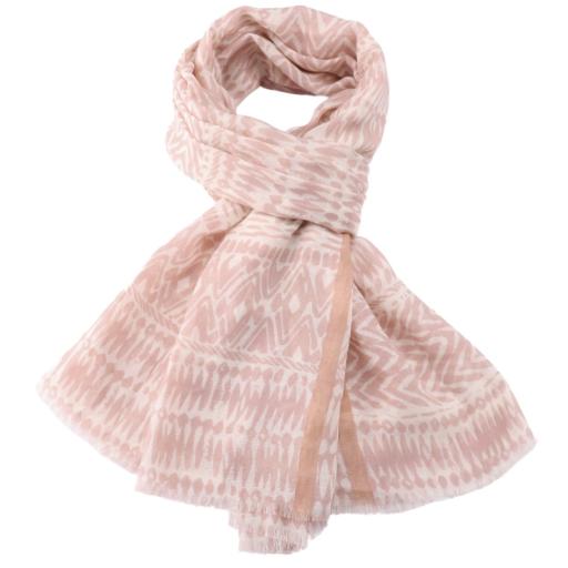 ABSTRACT PINK SCARF