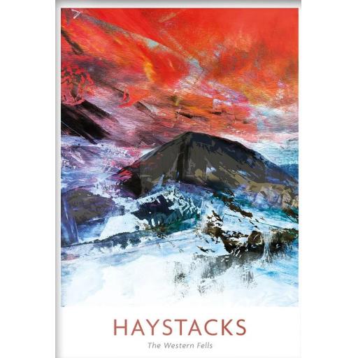 A4 Haystacks Unframed Print LD018