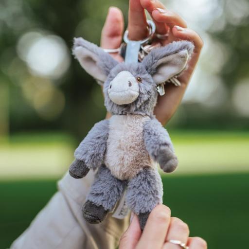 Jack Plush Donkey Keyring by Wrendale 2.jpg