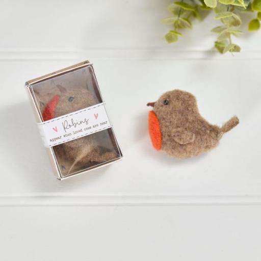 TINY WORLD ROBIN BOXED KEEPSAKE