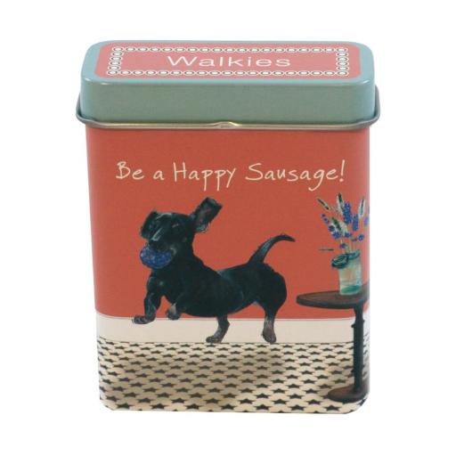 HAPPY SAUSAGE TREAT TIN
