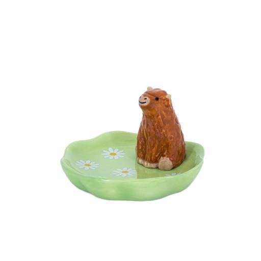 HIGHLAND COW TRINKET DISH