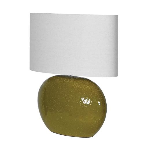 OLIVE CERAMIC TABLE LAMP