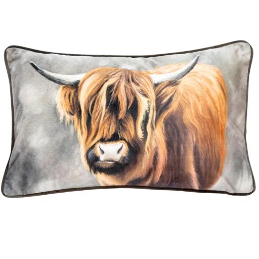 CLYDE THE HIGHLAND COW CUSHION