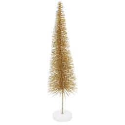 Gold Tone Large Bristle Christmas Tree.jpg