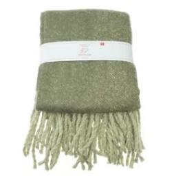 Ultra Soft Woven Blanket Green.jpg