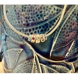 Silver Plated Multi Ring with Crystals Bracelet 5.jpg.jpg