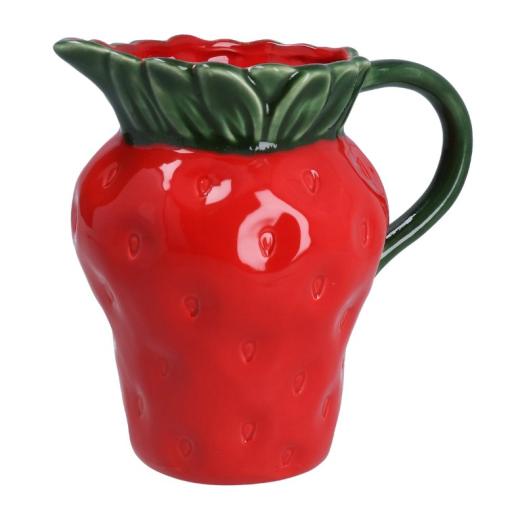 Stoneware Strawberry Shaped Jug Gisela Graham.jpg