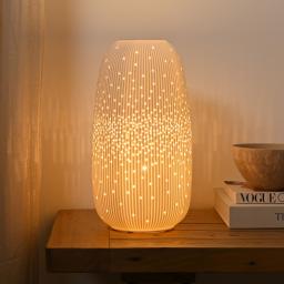 White Tall Ribbed Table Lamp 2.jpg