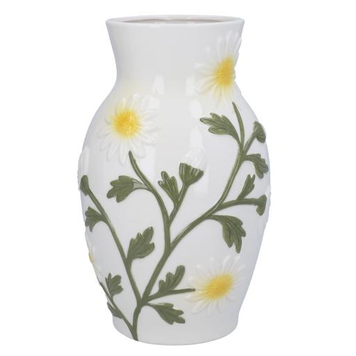 Embossed Daisy Vase by Gisela Graham