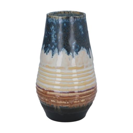BLUE REACTIVE FLOATING VASE 23CM