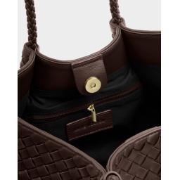 Katie Loxton Nova Small Shoulder Tote Chocolate 3.jpg