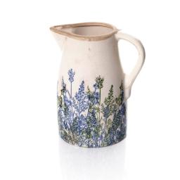 Stoneware Blue and Green Grasses Decorative Jug.jpg