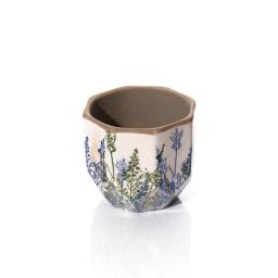 Stoneware Blue and Green Grasses Decorative Plant Pot.jpg