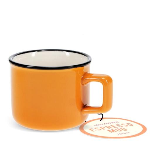 STONEWARE ESPRESSO MUG ORANGE