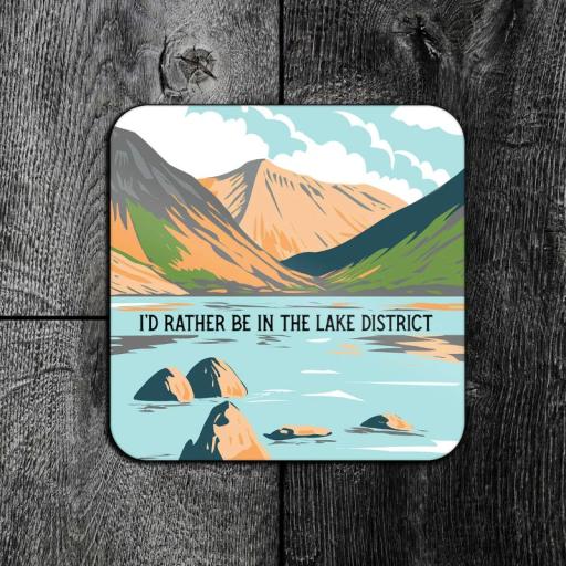 ID RATHER BE IN THE LAKES COASTER,WAST WATER